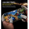 Professional Pure Silver Fiber Finger Sleeves Gloves for Mobile Gaming