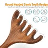 Wooden Comb, Pack of 2 Wooden Combs, Coarse Wide Comb