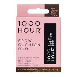 1000 Hour Brow Cushion Duo Eyebrow Color 6 g, Medium Brown