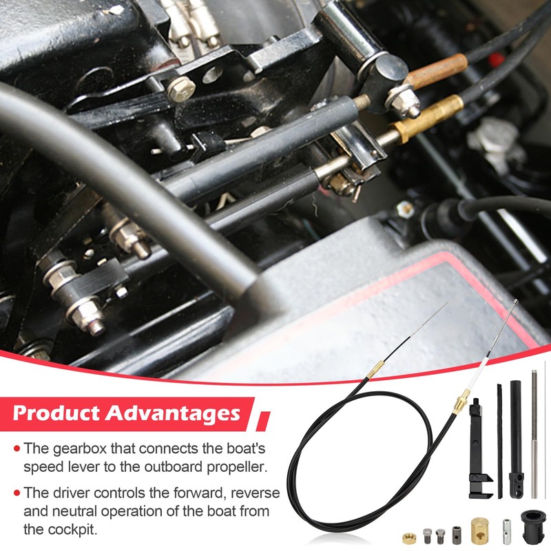 865436A02 Lower Shift Cable Kit For Mercruiser Alpha Gen One