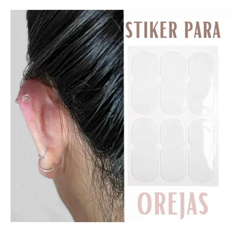 Universo en Linea Pegatinas Parches Orejas Stiker Rostro Silicona Invisibles