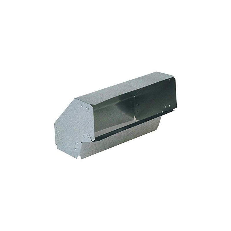 Imperial 10x3-120s 10" X 3-1/4" Galv Shortway Wall Stack Elbow
