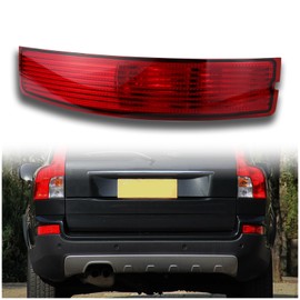 KEEGTBOX Rear Bumper Reflector Lens Compatible with Volvo XC90 2007-2014 Left Driver Side 31111185 NEW OEM Rear Bumper Reflector Replace