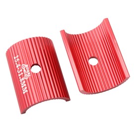 BESPORTBLE 2pcs Handlebar Adapter Bike Handlebar Shim Bike Handlebar Stem Reducer Bike Handlebar Convert Handlebar Shim Adapter Motorcycle Bike Accessories Aluminum Alloy Metal Aluminum Rod