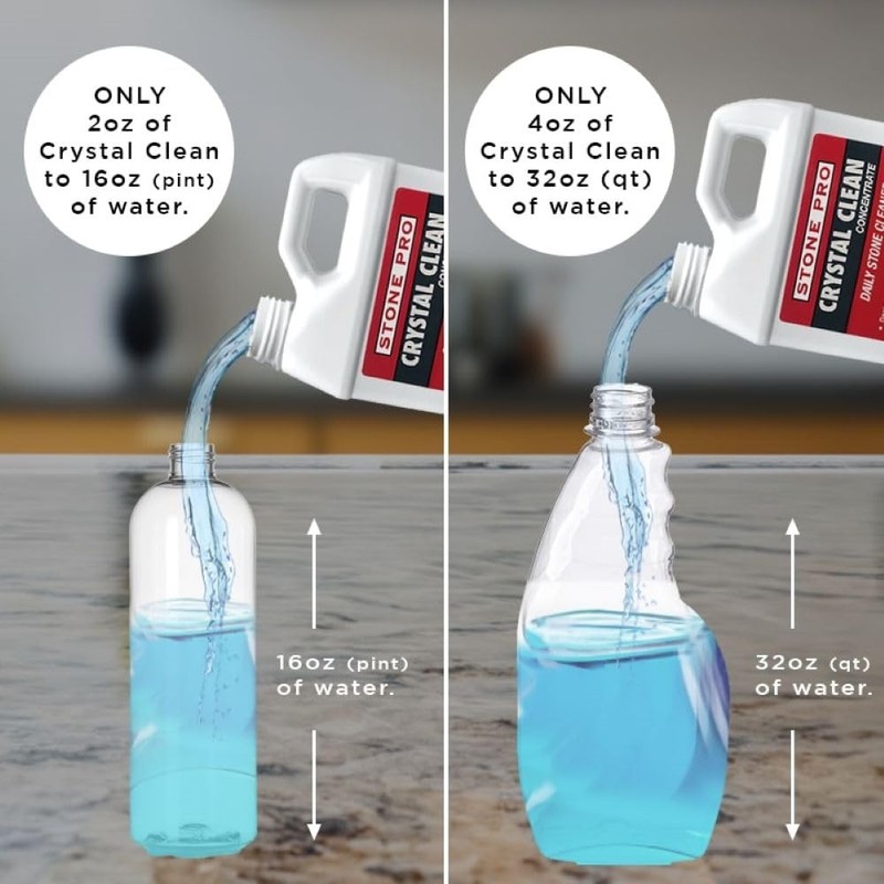StonePro Crystal Clean - PH Neutral Cleaner for Stone Surfaces