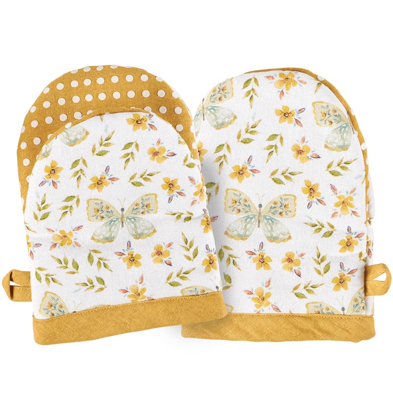 Primitives by Kathy Butterfly Mini Oven Mitt Set
