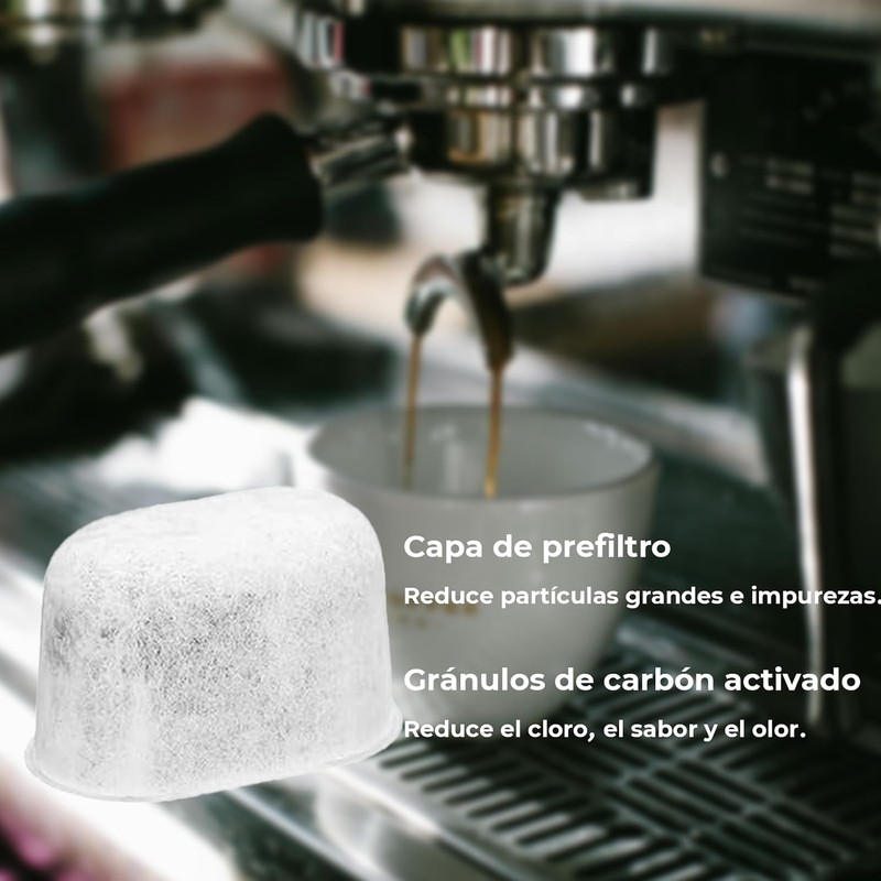 Filtros de Agua para Cafetera CUISINART de Carbón Activado, Paquete