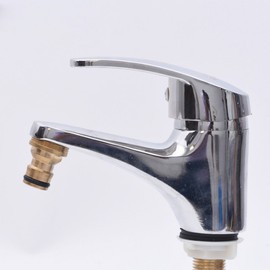 Brass Faucet Connector Hose Tap Adapter M11982 5ea