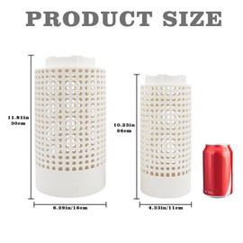 2 Pack Underground Worm Farm Compost Bin, Plastic Garden Worm Farm Outdoor for Organic Refuse, Worm Compost Bin with Holes and Lid for Garden, Vegetable Patch, Backyard, Greenhouse