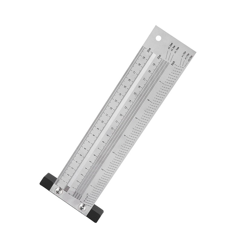Ultra Precision Marking Ruler Stainless Steel Woodworking Scribing Ruler Gauging