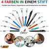 BIC 4 Colours Mini Ballpoint Pen Set, Pack of 12,
