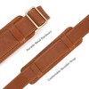 Polare Full Grain Leather Adjustable Replacement Shoulder Strap with Metal