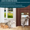 Solar Automatic Cat Door, 5 Smart Modes (Radar, Timer, Light