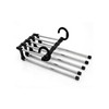 5 in1 Multi-functional Stainless-Steel Wardrobe Magic Clothes Hanger (Black)