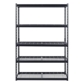 3000 Lbs Heavy Duty 5-Tier Storage Shelves 24\"D X 48\"W X 72\"H Adjustable Industrial Metal Garage Shelvingsize: Size 24x48x72 inch