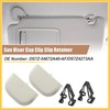REPAIROCK 2 Set Beige Iron Sun Visor Cap Clip Clip