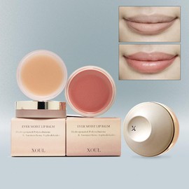 XOUL Ever Moist Volume Lip Balm - Long-Lasting Hydration, Enhances Lip Volume and Radiance, Non-Sticky Korean Skincare (01 Shell Blush)
