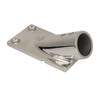 Boat Tube Base Rectangular 316 Stainless Steel Handrail Tube Base