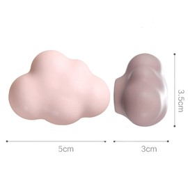Ceramic Cabinet Knobs Door Furniture Handles Modern Knobs and Handles Kids Room Drawer Dresser Knob 2PCS (Matte Cartoon, Pink)