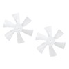 2pcs 6 Inch RV Vent Fan Blade High Efficiency RV