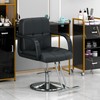 Merax Black Salon Barber Chair for Hair Stylis, Stylist with