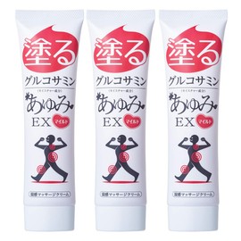 [Gentle Application Feeling] Glucosamine Ayumi EX Mild 3 Warm Massage Cream, Warm and Pleasant, Relaxing Knees, Hips and Shoulders, Hyaluronic Acid, Chondroitin, MSM Formulated Gel