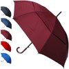 60MPH Windproof Large Strong Umbrella for Rain and Wind -