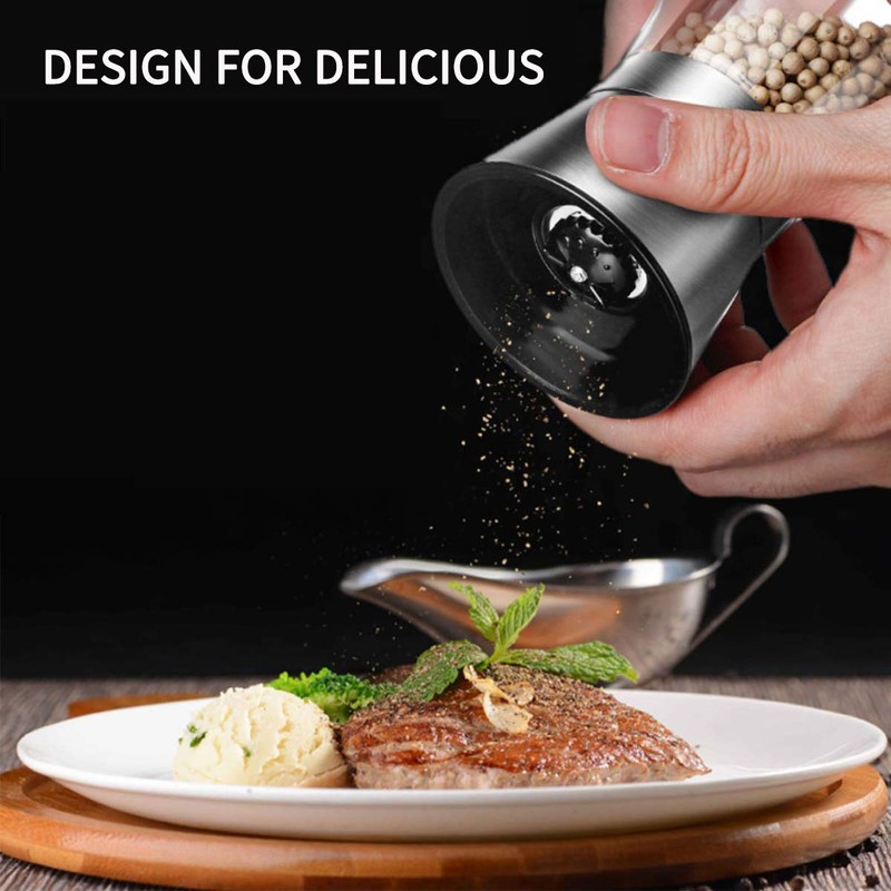 Mincham Manual Salt or Pepper Grinder for Professional Chef, Best