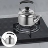 Alipis Stainless Steel Kettle with Whistle Sound Water Boiler for