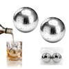 Reusable Stainless Steel Ice Cubes - 2 XL 55mm Cooling
