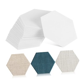 STOBOK 100pcs Hexagon Quilting Templates Cardboard Paper Model Board for Piercing Hexagon Paper Plate Quilting Stencils