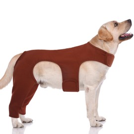 Hjyokuso Dog Recovery Suit, Surgery Suit, Leg Surgery Suit, Lick Sleeves for Hind Legs, Elbow Protection, Dog Sleeves to Prevent Bite Licking, Avoid Wound Infection - XL