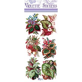 Violette Stickers Exotic Plants