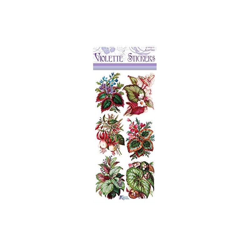 Violette Stickers Exotic Plants