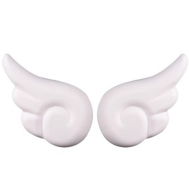 Zcargel Casco de motocicleta, casco de motocicleta, alas de ángel, accesorio de motocicleta, casco para esquí, bicicleta, casco de motocicleta