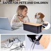 QOEOTUY Cable Box Cable Organiser Storage: Cable Management Box with