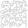 Quilting Creations Large Loop Background Quilt Stencil, 11"