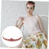 FOMIYES 3pcs Fashion Rhinestone Headdress for Brides Elegant Headband for