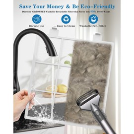 Air Purifiers for Home Large Room up to 2800ft², Smart Wifi Air Purifier with PM2.5 Sensor, HEPA H14 Washable Filter Sleep Mode 22dB with Timer, Air Cleaner for Dust Odors Pollen Dander (White-WIFI)