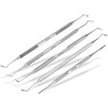 Set of 5 with ingrown toenail lifter, corner file, double