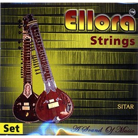 Vilayat Khani Style Set Of Sitar Strings And Sympathetic Tarabh 6-13 Roselu