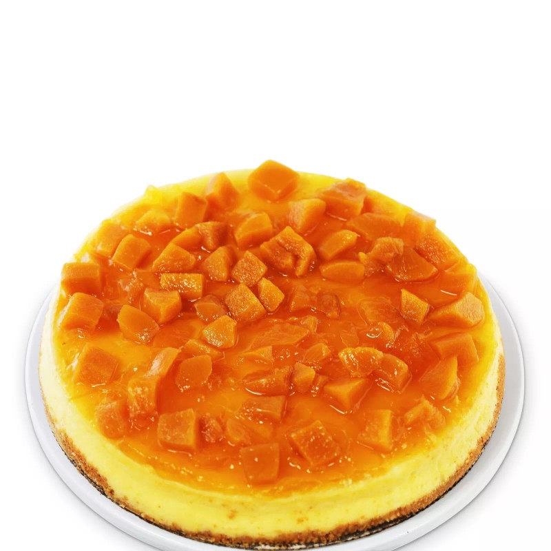 Andy Anand Fresh Peach Glaze Cheesecake 9" 2 lbs Gift