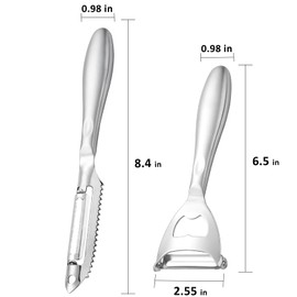 Potato Peelers Set Stainless Steel Peeler,Y-Shaped and I-Shaped Peelers,Vegetable Carrot Fruit Peelers for Home kitchen
