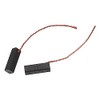 vhbw 2 x Carbon Brush Motor Carbon Abrasive Carbon 5