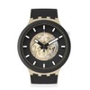 Swatch Time for Taupe Quartz Casual Black Watch