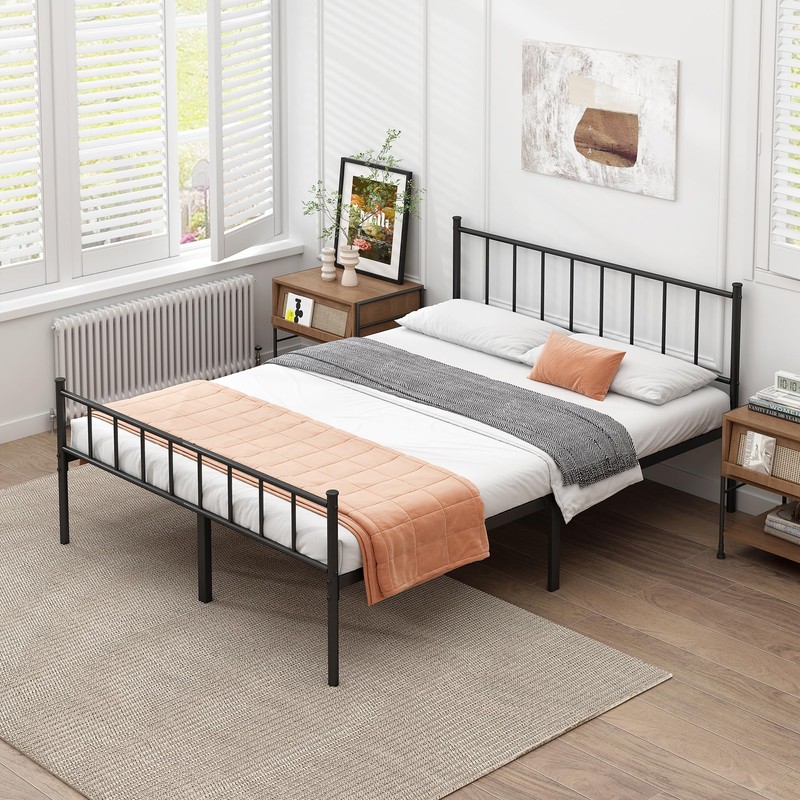 DIIYIV California King Bed Frame-Classic Metal Platform Bed Frame,Mattress Foundation