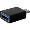 V7 USB-C to USB-A Adapter, Black Thunderbolt 3 Compatible USB-C