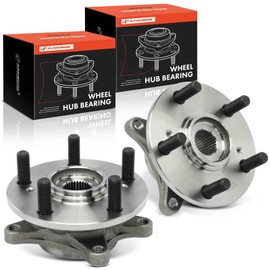 A-Premium 2 x Front Wheel Bearing and Hub Assembly with 5-Lug Compatible with Honda Civic Type R 2017-2021, Civic Type R Limited Edition 2021
