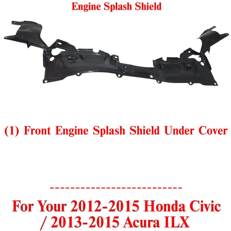 US AUTO PARTS PLUS New Front Engine Splash Shield Under