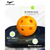 Warping Point Indoor Pickleball Balls, 12 Pack 26 Holes Orange